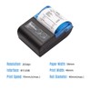Thermal Printer,Leepesx Mini Portable Thermal Printer 2 inch Wireless USB