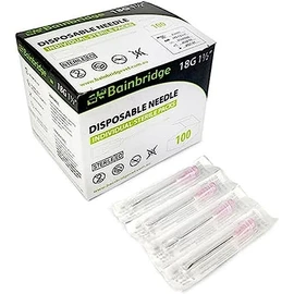 Bainbridge 21 Gauge Disposable Needle, 1-Inch (Box of 100)