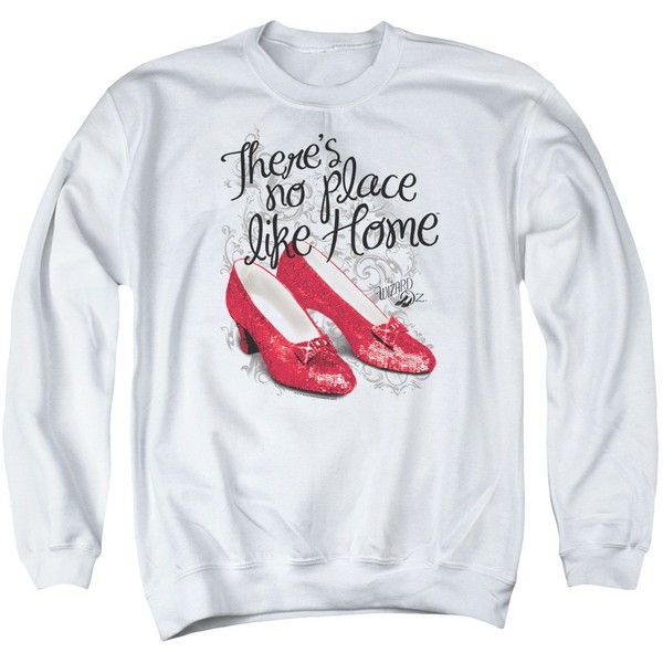 Wizard of Oz Ruby Slippers Unisex Adult Crewneck Sweatshirt for