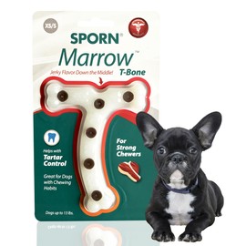 Sporn Dog Dental Toy, Marrow Chew, T-Bone