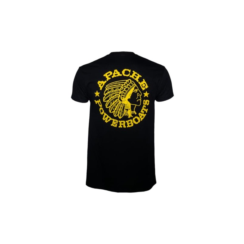 Represent'n Apache Monochromatic Logo Classic Tee | Black/Yellow 3XL