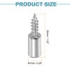 sourcing map 160 Pcs Self-Tapping Screws, Shelf Support Pegs with
