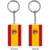 Juego de 2 llaveros con bandera de España (España), España,