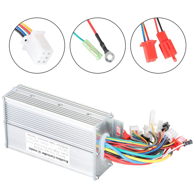 WFLNHB 36V 500W Brushless Electric Motor Speed Square Wave Controller(2-Mode)