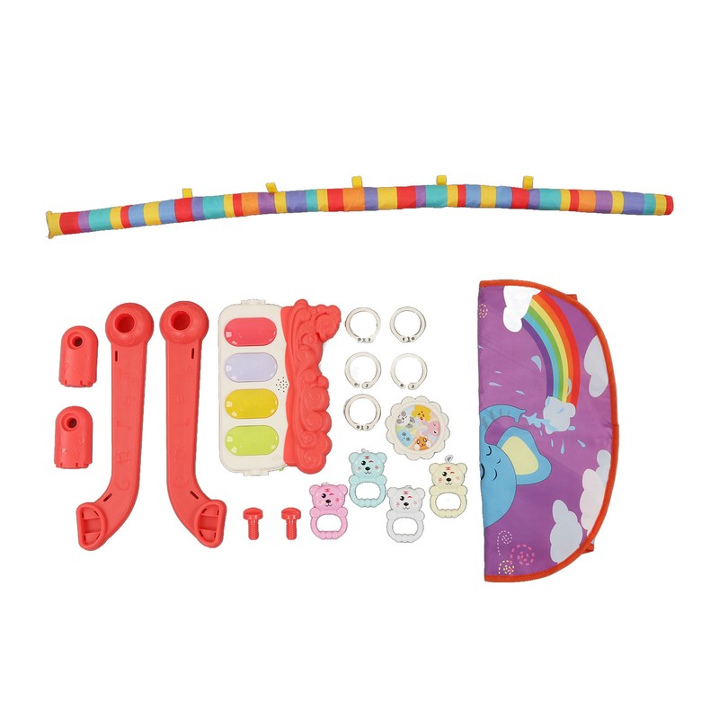Baby Gym Piano Mat Lullabies Lights Detachable Early Educational Baby