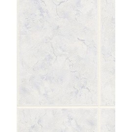 Sample for Display Purpose only.Concord Wallcoverings Textured Wallpaper Faux Marble Tiles, Blue, 7 in x 10 in, 859921