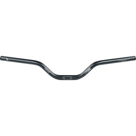 Handlebar riser bar 25.4 XtasY aluminium, black, matt, 700 mm wide, diameter 25.4 mm