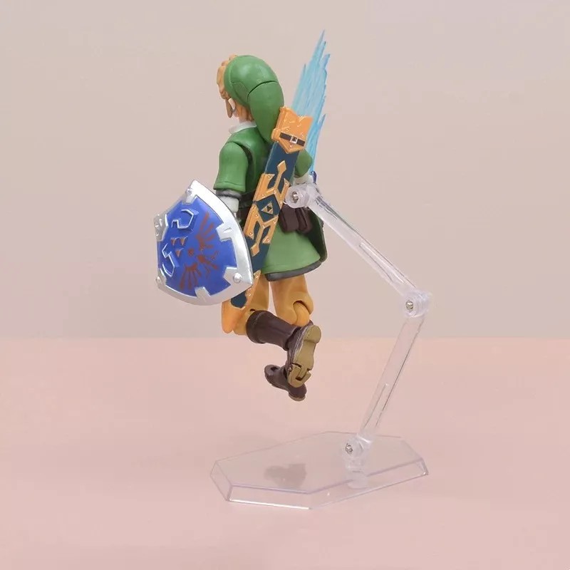 Jextech Figura Link Zelda Articulada Cambio Caras Bootleg 15cm