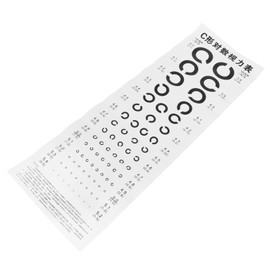 CHILDWEET 1pc Chart for Eye Testing Eye Exam Chart for Home School Hospital Use Accurate Visual Assessment Tool for Adults