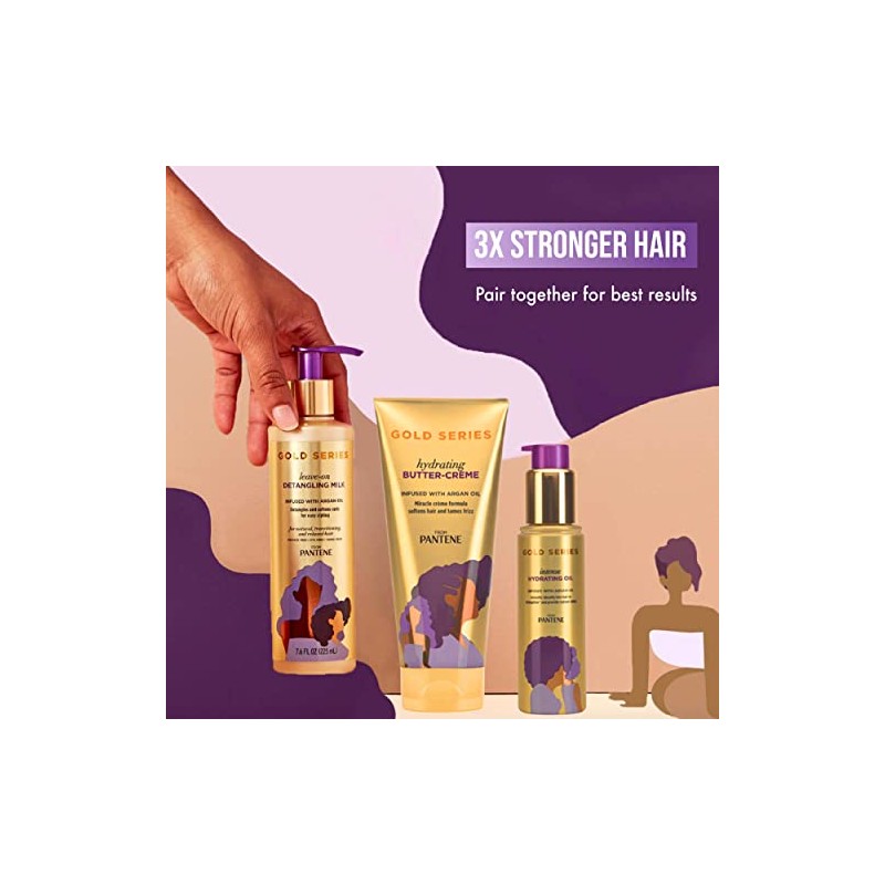 Pantene Pro-V Gold Series Intense Hydrating Oil Treatment, 3.2 fl