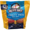 Pacific Gold Beef Jerky Original & Teriyaki, 12 Count