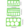 Mollytek Set of 9 Architect Templates, Drafting Templates, General General