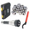kimllier ER32 R8 Collet Chuck Holder Set with 11Pcs ER32