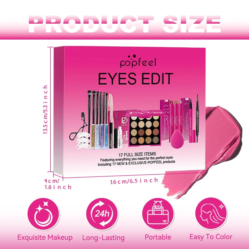 Clouparto Make Up Set, Vegan Cosmetic Set, Beauty Box Makeup