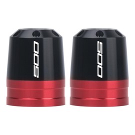 MotHeart Motorcycle Bar End Sliders For Ninja 500 2024-2025 Handlebar End Crash Protectors CNC Aluminum Handlebar Weights ninja 500 Accessories (Red)