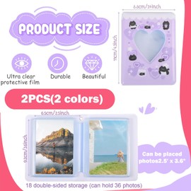 PMELCXD Durable Kpop Binder - Your Solution for Storing Kpop Photocards - Mini Photo Book Keyring with Album Effect