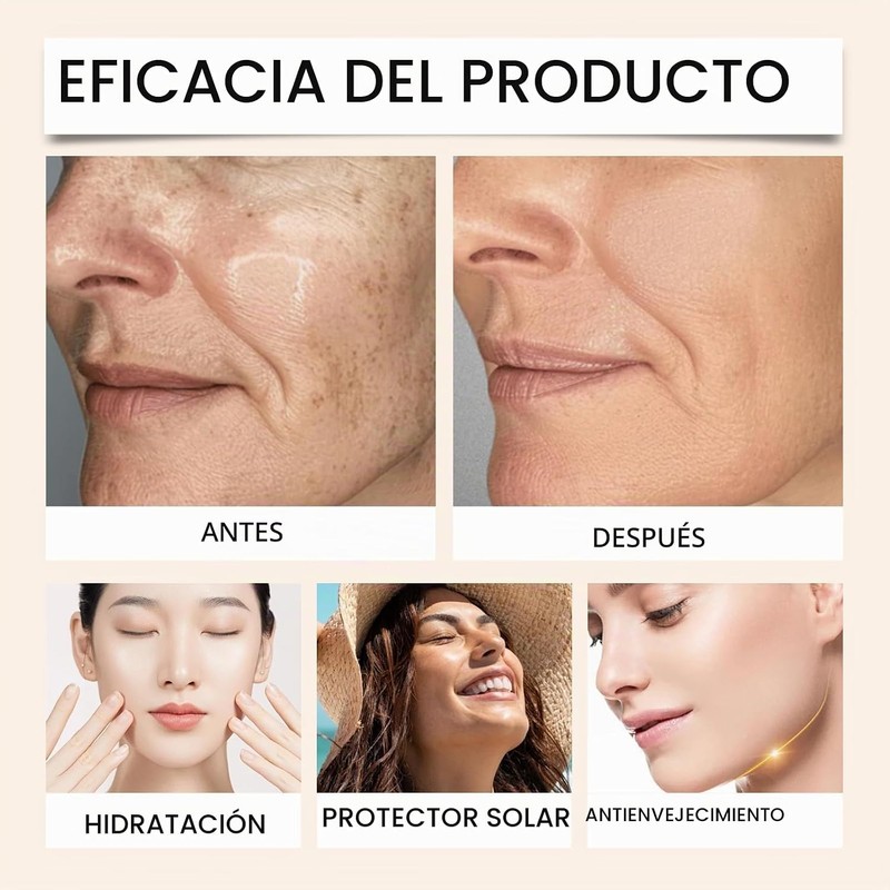 Velira Base De Maquillaje Coreana Crema Ligera para el Rostro