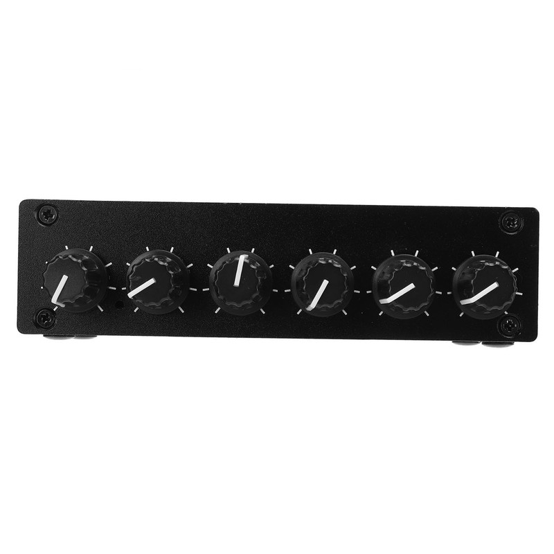 Stereo Audio Splitter Box Mini Preamplifier Headphone Amplifier 2 Way