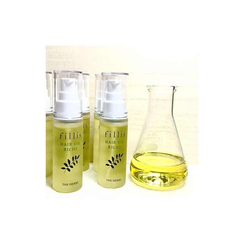 A single drop of natural hair oil with rich herbal