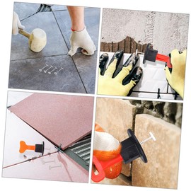 Operitacx 200pcs Ceramic Tile Spacers Reusable Tile Leveling Needles for Accurate Installation Lightweight Compact Design for DIY Flooring Projects