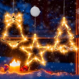 luces de Navidad para ventana,138 LED Cortina de Luz de Estrella Lunar,Cortina Luces 8 Modos,luces de decoración de telón de fondo,para Año Nuevo,balcón,fiesta,decoración de interiores y exteriores