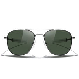 MERRY'S Classic Square Aviator Military Polarized Sunglasses for Men or Women S8636