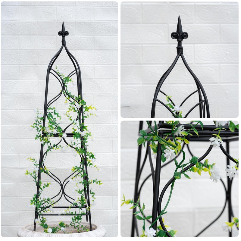GOOOXIM Obelisk Trellis for Garden - 38.3" x 10.03" Durable