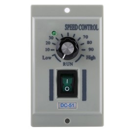 Ejoyous DC Motor Speed Controller AC 110V Input DC 24V‑90V Output Adjustable Speed Electric Motor Speed Regulator, Ejoyousd3fnzh2ovq