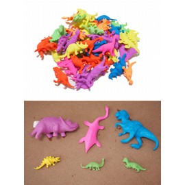 Good in three directions Nostalgic Toy, Dinosaur Toy that Inflates When You Put In Water, Set of 100