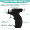 zygc Professional Ear Piercing Gun Kit with 18 Pairs of