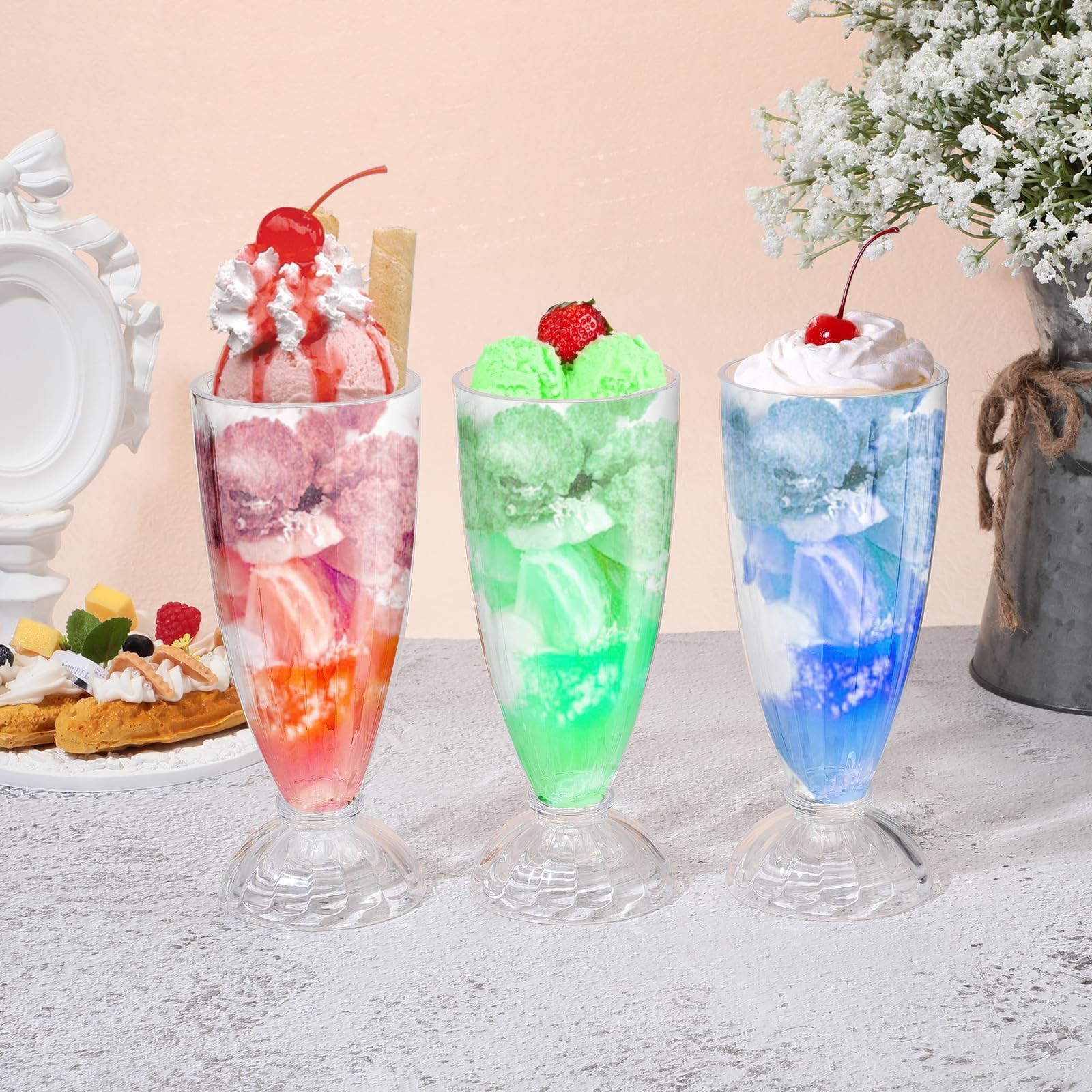 Leumoi Milkshake Glasses - Thumbnail 2