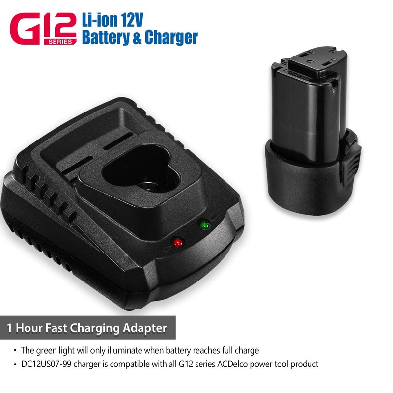 ACDelco ARW1209P G12 Series 12V Li-ion Cordless 3/8” 45 ft-lbs.