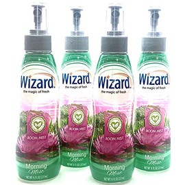 Wizard Room Mist Morning Mist 4x Air Freshener Spray Bottles,8 Fl Oz (Pack of 4)