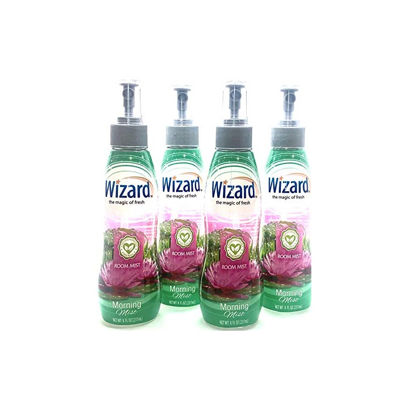 Wizard Room Mist Morning Mist 4x Air Freshener Spray Bottles,8