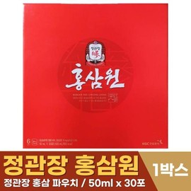 Guangdong 정관장 홍삼원 50ml x 30포 명절 감사 효도 선물 세트 선물용 쇼핑백 포함 Korean Red Ginseng Extract 50ml x 30 sachets Holiday Thank You Filial Piety Gift Set with Gift Bag Included