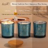 LAMORGIFT 15 Pack Glass Candle Jars with Lids (8oz, Lake
