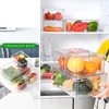 Desire Fridge Organizer with Divided Serving Tray - 5PCS BPA-Free,