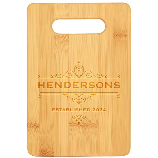 Designs ByLITA Personalized Bamboo Cutting Board, (9 Design Options), Customizable