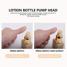 Lurrose Base Líquida de Base de Reemplazo Dispensador de Maquillaje Universal Dispensador de Loción Dispensador de Botella para Maquillaje Contenedor 