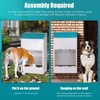 ZHEQOGZH Galvanized Automatic Dog Feeder Large Breed 45 Pounds, Metal