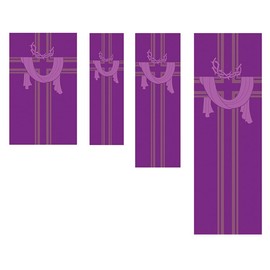 Trinity Church Supply All Seasons Series Banner Ideal for Churches, Chapels, and Home Devotions, Powerful Religious Symbols and Scripture, Crown of Thorns, 3ft x 5ft