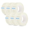 Transparent Tape Refills, 6 Rolls Clear Wrapping Tape, Crystal Clear