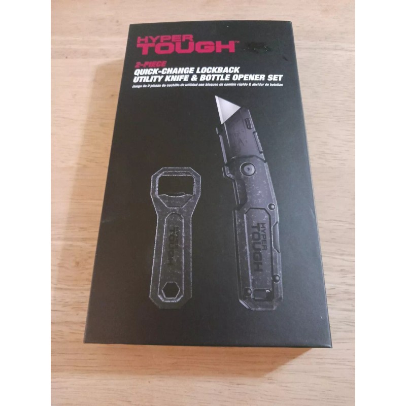 Hyper-Tough HyperTOUGH 2-piece Quick Change Lockback Utility Knife & Bottle