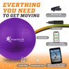 SmarterLife Exercise Ball Yoga Ball for Fitness, Balance, Stability, or