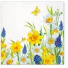 Servietten Blumen 20 full daffodils | leaves garden floral flower