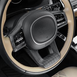 YOUTOOCAR Wood Grain Steering Wheel Cover Trim Compatible with KIA Sorento KIA Carnival Accessories