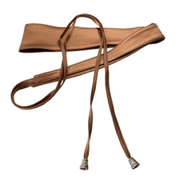 laelinggt woman belt Strap wide waist Satin obi for dress Bowknot Self Tie Wrap Around Obi Waist Band Cinch Waist Belt (camel)