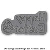 Azeeda A8 'Happy Easter' Unmounted Rubber Stamp (RS00023862)