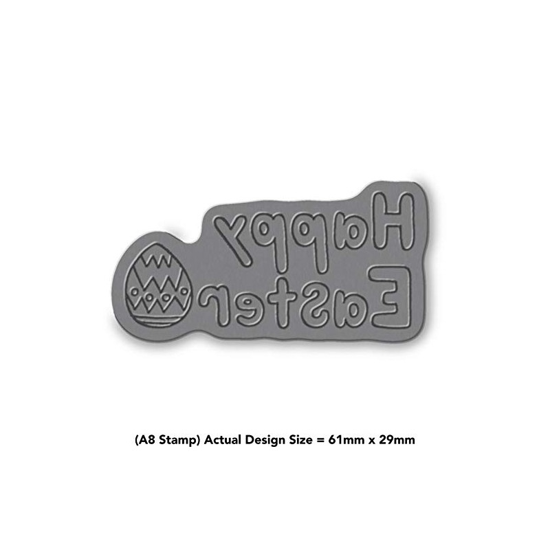 Azeeda A8 'Happy Easter' Unmounted Rubber Stamp (RS00023862)