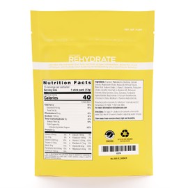 AdvoCare Rehydrate Electrolyte Drink Mix - Hydration & Recovery Drink with Sodium, Potassium & More - Mango Pineapple - 15 Hydration Packets